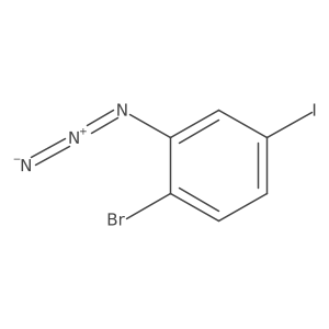 2-Azido-1-bromo-4-iodobenzene Structure