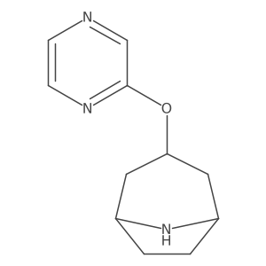 3-(Pyrazin-2-yloxy)-8-azabicyclo[3.2.1]octane Structure
