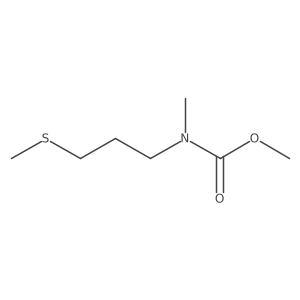 Methyl N-methyl-N-(3-methylsulfanylpropyl)carbamate Structure