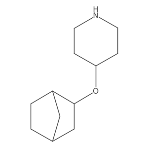 4-{Bicyclo[2.2.1]heptan-2-yloxy}piperidine Structure