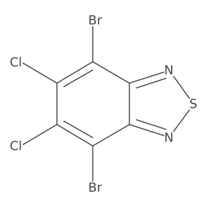 4,7-Dibromo-5,6-dichlorobenzo[c][1,2,5]thiadiazole结构式