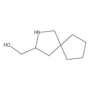 (2-Azaspiro[4.4]nonan-3-yl)methanol结构式