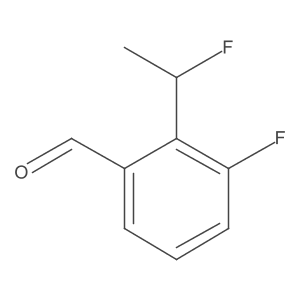 3-Fluoro-2-(1-fluoroethyl)benzaldehyde Structure