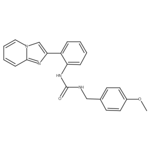 1-(2-(Imidazo[1,2-a]pyridin-2-yl)phenyl)-3-(4-methoxybenzyl)urea结构式