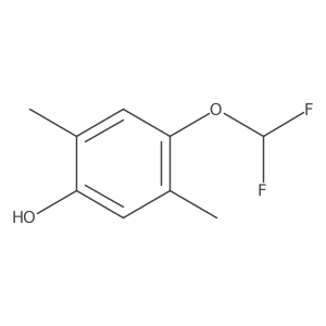 4-Difluoromethoxy-2,5-dimethylphenol Structure
