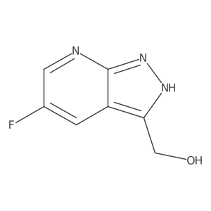 (5-Fluoro-1H-pyrazolo[3,4-b]pyridin-3-yl)methanol Structure