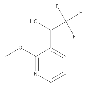 (1r)-2,2,2-Trifluoro-1-(2-methoxypyridin-3-yl)ethan-1-ol Structure