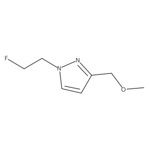 1-(2-fluoroethyl)-3-(methoxymethyl)-1H-pyrazole Structure
