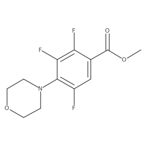 Methyl 2,3,5-trifluoro-4-morpholin-4-ylbenzoate Structure