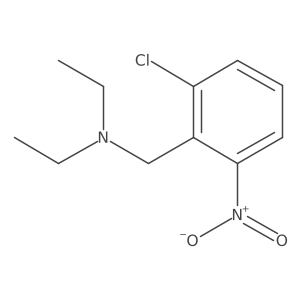 [(2-Chloro-6-nitrophenyl)methyl]diethylamine结构式