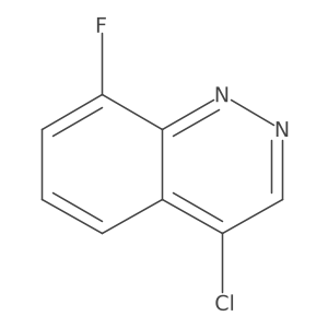 4-Chloro-8-fluorocinnoline Structure
