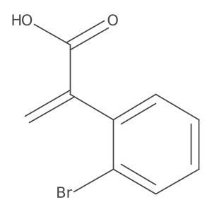 2-(2-Bromophenyl)prop-2-enoic acid结构式