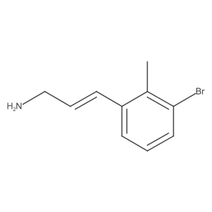 3-(3-Bromo-2-methylphenyl)prop-2-en-1-amine Structure