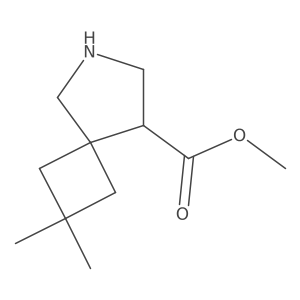 Methyl 2,2-dimethyl-6-azaspiro[3.4]octane-8-carboxylate Structure