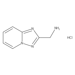 [1,2,4]Triazolo[1,5-A]pyridine-2-methanamine hcl结构式