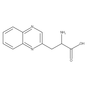 (R)-2-Amino-3-(quinoxalin-2-yl)propanoic acid Structure