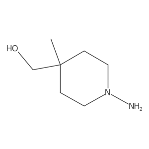 (1-Amino-4-methylpiperidin-4-yl)methanol Structure