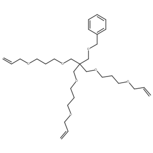 10-((3-(Allyloxy)propoxy)methyl)-10-((benzyloxy)methyl)-4,8,12,16-tetraoxanonadeca-1,18-diene Structure
