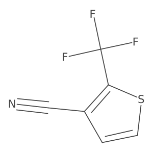 2-(Trifluoromethyl)thiophene-3-carbonitrile结构式