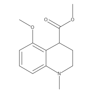 Methyl 5-methoxy-1-methyl-1,2,3,4-tetrahydroquinoline-4-carboxylate Structure