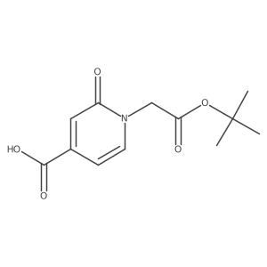 1-[2-(Tert-butoxy)-2-oxoethyl]-2-oxo-1,2-dihydropyridine-4-carboxylic acid Structure
