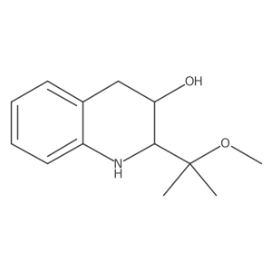 2-(2-Methoxypropan-2-yl)-1,2,3,4-tetrahydroquinolin-3-ol结构式