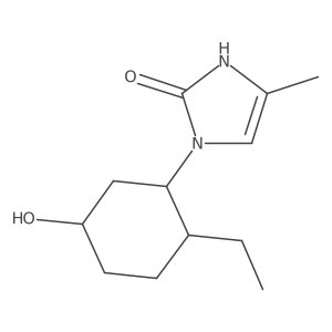1-(2-ethyl-5-hydroxycyclohexyl)-4-methyl-1H-imidazol-2-ol Structure