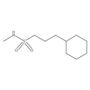 3-cyclohexyl-N-methylpropane-1-sulfonamide Structure