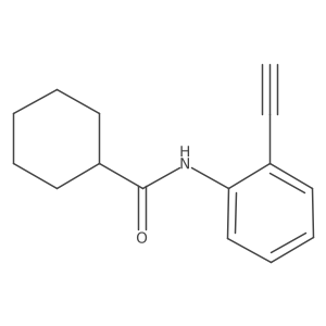 N-(2-ethynylphenyl)cyclohexanecarboxamide Structure