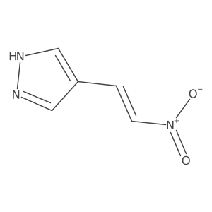 4-(2-nitroethenyl)-1H-pyrazole结构式