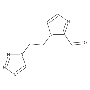 1H-Imidazole-2-carboxaldehyde, 1-[2-(1H-tetrazol-1-yl)ethyl]-结构式