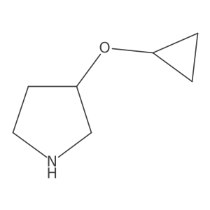 3-Cyclopropoxypyrrolidine Structure