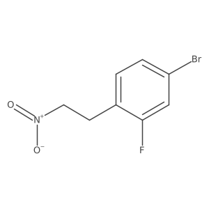 4-Bromo-2-fluoro-1-(2-nitroethyl)benzene Structure