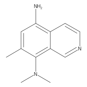 7-N,8-N,8-trimethylisoquinoline-5,8-diamine结构式