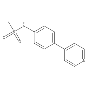 N-[4-(pyridin-4-yl)phenyl]methanesulfonamide结构式