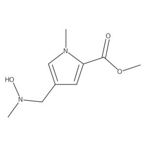 methyl 4-{[hydroxy(methyl)amino]methyl}-1-methyl-1H-pyrrole-2-carboxylate Structure