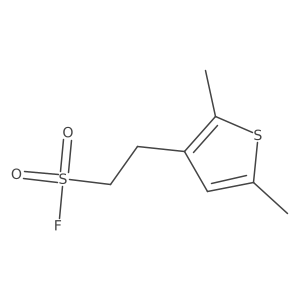 2-(2,5-Dimethylthiophen-3-yl)ethane-1-sulfonyl fluoride Structure