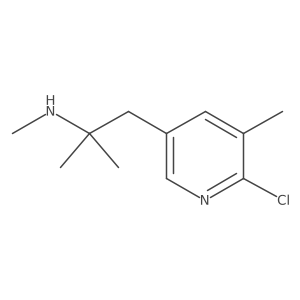 [1-(6-Chloro-5-methylpyridin-3-yl)-2-methylpropan-2-yl](methyl)amine结构式