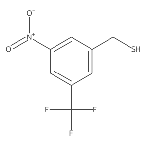 [3-Nitro-5-(trifluoromethyl)phenyl]methanethiol Structure