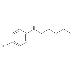 4-(Pentylamino)phenol Structure