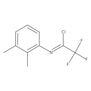 N-(2,3-Dimethylphenyl)-2,2,2-trifluoroacetimidoyl Chloride结构式