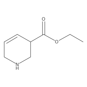 Ethyl 1,2,3,6-tetrahydropyridine-3-carboxylate结构式