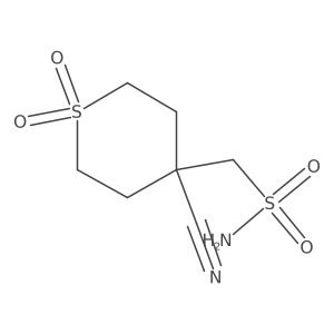 (4-Cyano-1,1-dioxothian-4-yl)methanesulfonamide Structure