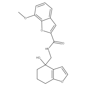 N-((4-hydroxy-4,5,6,7-tetrahydrobenzofuran-4-yl)methyl)-7-methoxybenzofuran-2-carboxamide Structure