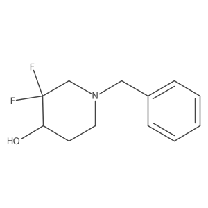 (S)-1-Benzyl-3,3-difluoropiperidin-4-ol Structure