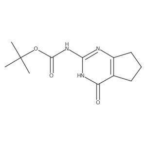 tert-butyl N-{4-hydroxy-5H,6H,7H-cyclopenta[d]pyrimidin-2-yl}carbamate Structure