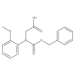 2-{[(Benzyloxy)carbonyl](2-methoxyphenyl)amino}acetic acid结构式