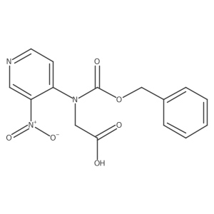 2-{[(Benzyloxy)carbonyl](3-nitropyridin-4-yl)amino}acetic acid结构式