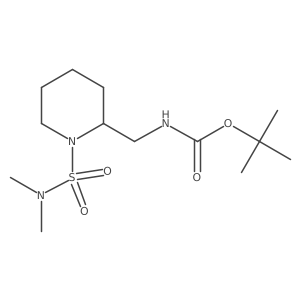 tert-butyl N-{[1-(dimethylsulfamoyl)piperidin-2-yl]methyl}carbamate Structure
