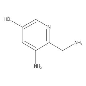 5-Amino-6-(aminomethyl)pyridin-3-ol结构式